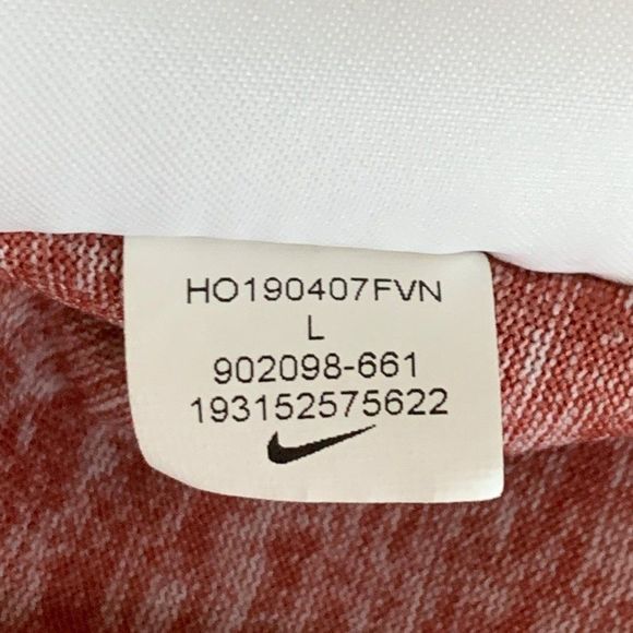 Womens Nike Hooded Running Top Marl Red Large EUC 2599 pullover - Picture 8 of 8